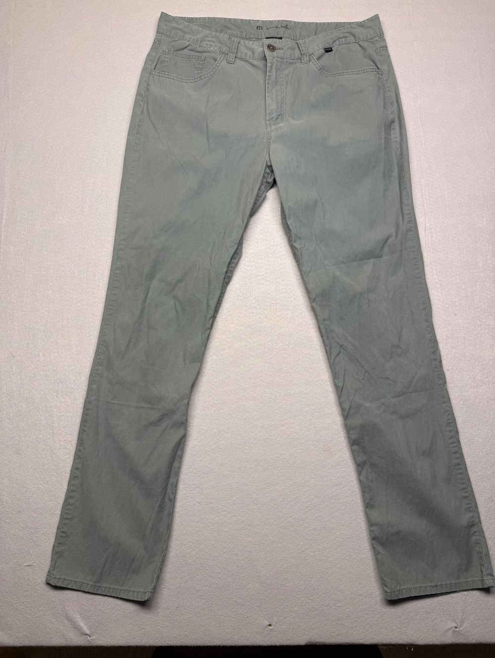 Travis Mathew Pants Men 35x32 Light Gray Casual